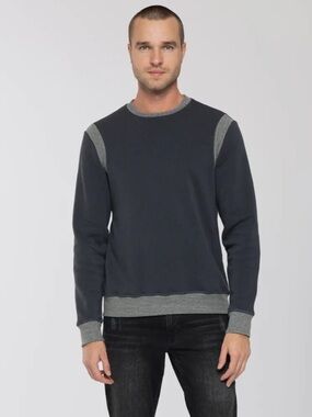 SOL Angeles Sweatshirt Men’s Large Gray Pullover Crewneck Made in USA NWT